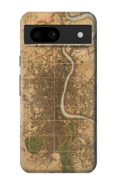 S3230 Vintage Map of London Case Cover Custodia per Google Pixel 8a