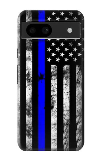 S3244 Thin Blue Line USA Case Cover Custodia per Google Pixel 8a