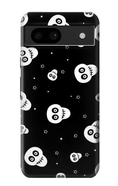 S3261 Smile Skull Halloween Pattern Case Cover Custodia per Google Pixel 8a