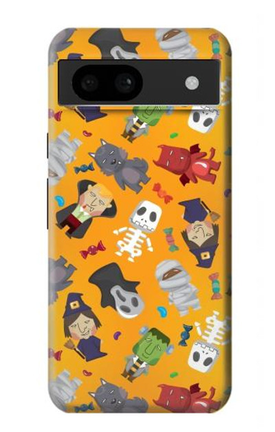 S3275 Cute Halloween Cartoon Pattern Case Cover Custodia per Google Pixel 8a