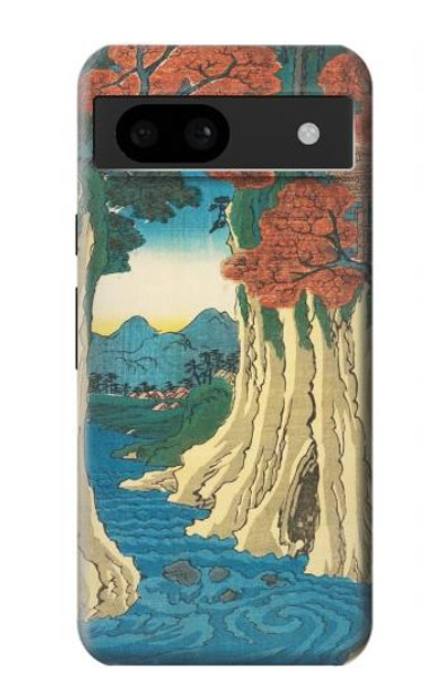 S3348 Utagawa Hiroshige The Monkey Bridge Case Cover Custodia per Google Pixel 8a