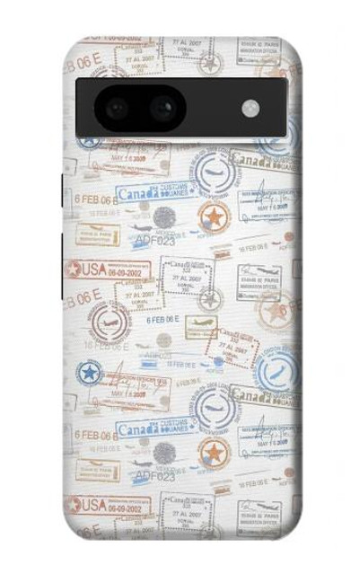 S3903 Travel Stamps Case Cover Custodia per Google Pixel 8a