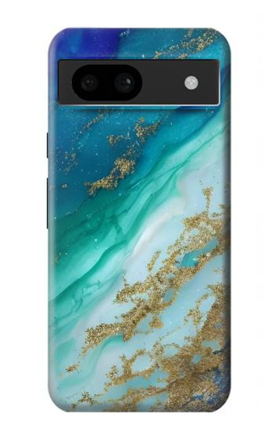 S3920 Abstract Ocean Blue Color Mixed Emerald Case Cover Custodia per Google Pixel 8a