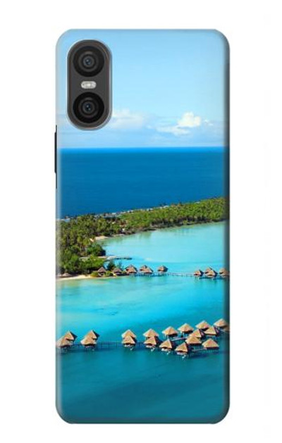S0844 Bora Bora Island Case Cover Custodia per Sony Xperia 10 VI S0844 Bora Bora Island Case Cover Custodia per Sony Xperia 10 VI