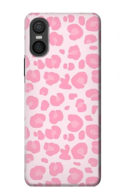 S2213 Pink Leopard Pattern Case Cover Custodia per Sony Xperia 10 VI S2213 Pink Leopard Pattern Case Cover Custodia per Sony Xperia 10 VI