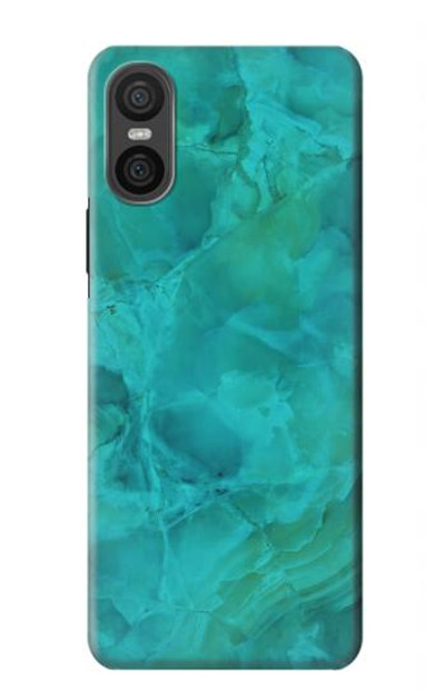 S3147 Aqua Marble Stone Case Cover Custodia per Sony Xperia 10 VI