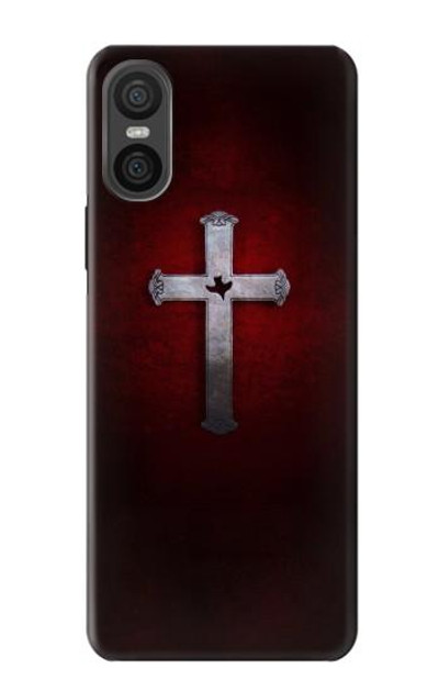 S3160 Christian Cross Case Cover Custodia per Sony Xperia 10 VI
