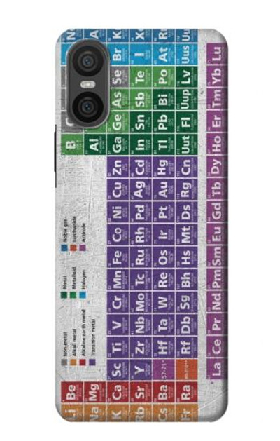 S3383 Periodic Table Case Cover Custodia per Sony Xperia 10 VI