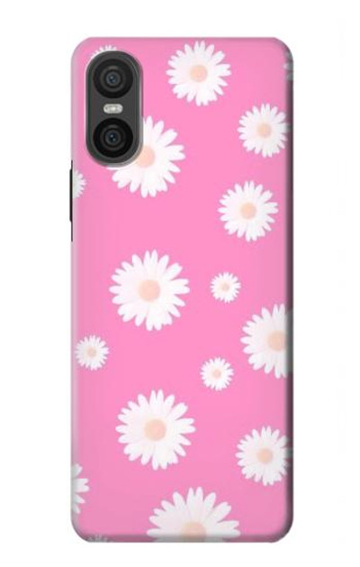 S3500 Pink Floral Pattern Case Cover Custodia per Sony Xperia 10 VI