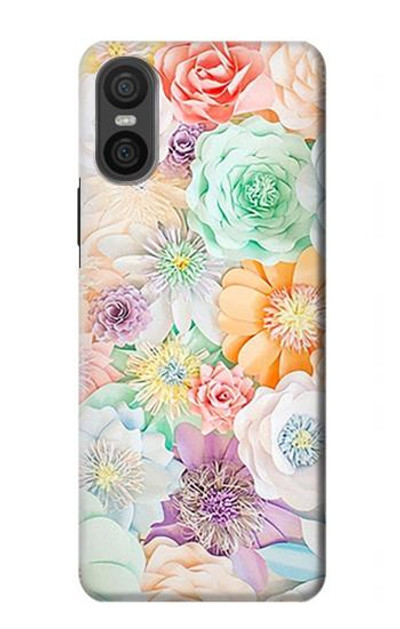 S3705 Pastel Floral Flower Case Cover Custodia per Sony Xperia 10 VI