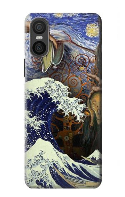 S3851 World of Art Van Gogh Hokusai Da Vinci Case Cover Custodia per Sony Xperia 10 VI