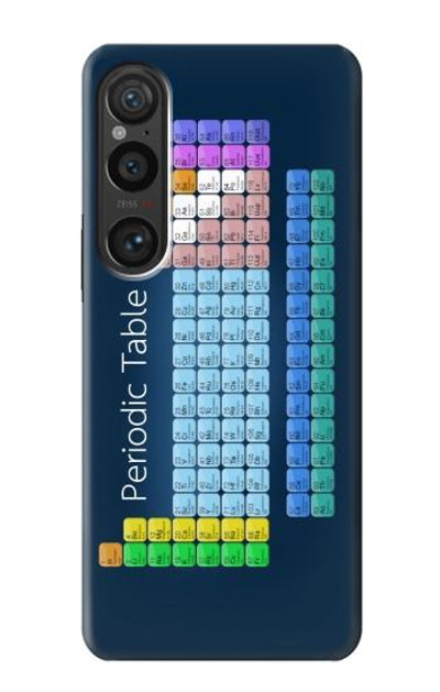 S1847 Periodic Table Case Cover Custodia per Sony Xperia 1 VI
