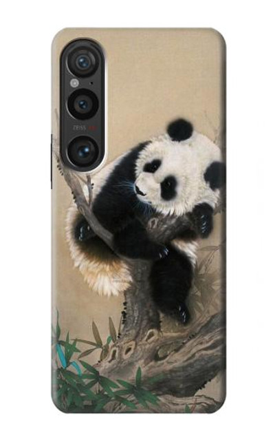 S2210 Panda Fluffy Art Painting Case Cover Custodia per Sony Xperia 1 VI S2210 Panda Fluffy Art Painting Case Cover Custodia per Sony Xperia 1 VI