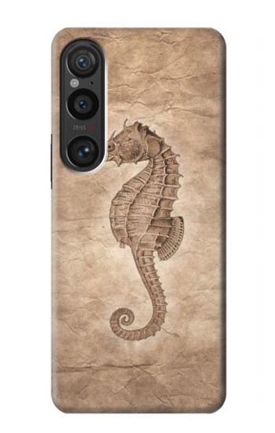 S3214 Seahorse Skeleton Fossil Case Cover Custodia per Sony Xperia 1 VI