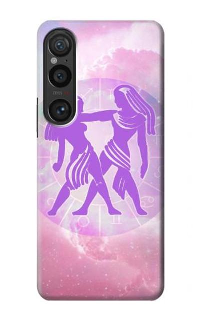 S3259 Zodiac Gemini Case Cover Custodia per Sony Xperia 1 VI S3259 Zodiac Gemini Case Cover Custodia per Sony Xperia 1 VI