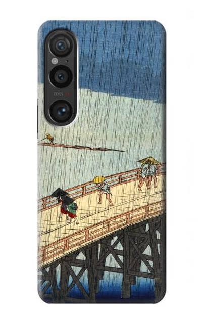 S3347 Utagawa Hiroshige Sudden shower Case Cover Custodia per Sony Xperia 1 VI