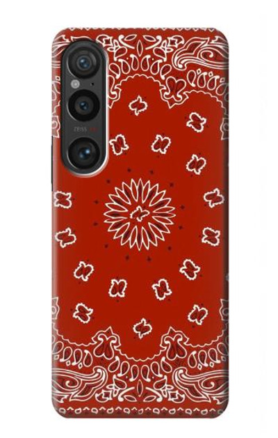S3355 Bandana Red Pattern Case Cover Custodia per Sony Xperia 1 VI