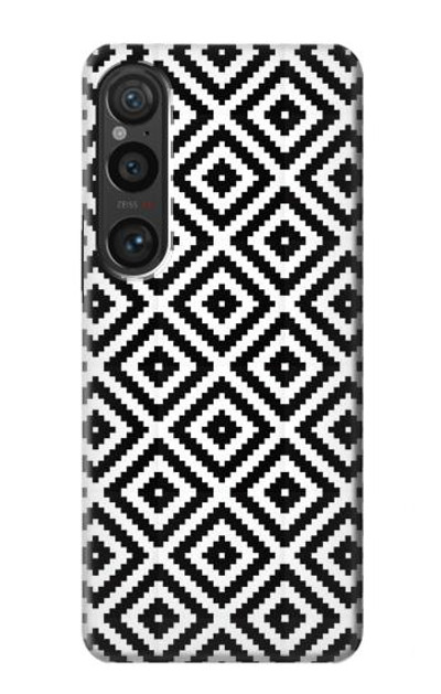 S3424 Ruta Pattern Case Cover Custodia per Sony Xperia 1 VI