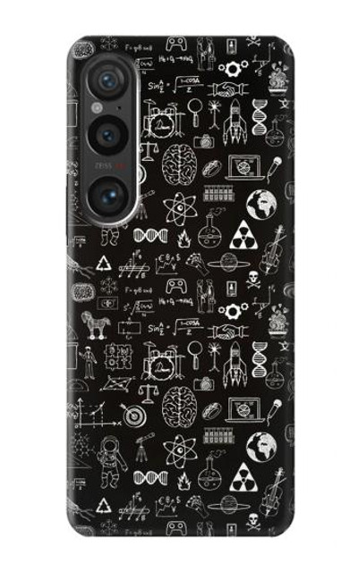 S3426 Blackboard Science Case Cover Custodia per Sony Xperia 1 VI