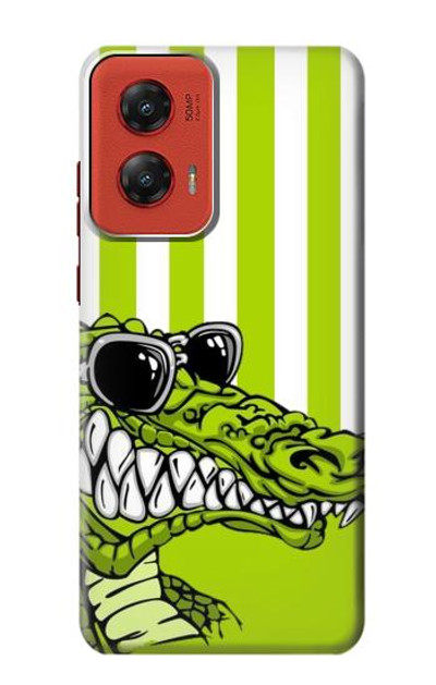 S2323 Funny Green Alligator Crocodile Case Cover Custodia per Motorola Moto G Stylus 5G (2024)