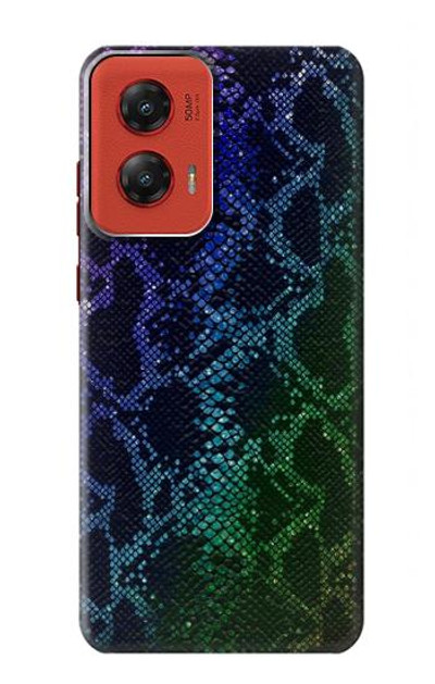 S3366 Rainbow Python Skin Graphic Print Case Cover Custodia per Motorola Moto G Stylus 5G (2024)