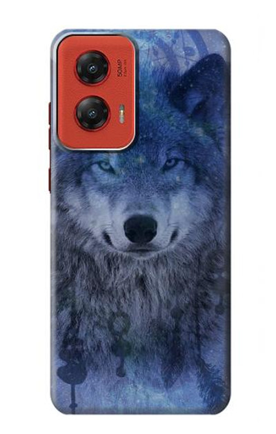 S3410 Wolf Dream Catcher Case Cover Custodia per Motorola Moto G Stylus 5G (2024)