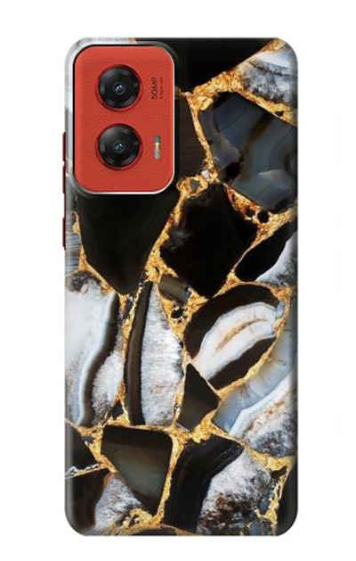 S3419 Gold Marble Graphic Print Case Cover Custodia per Motorola Moto G Stylus 5G (2024)