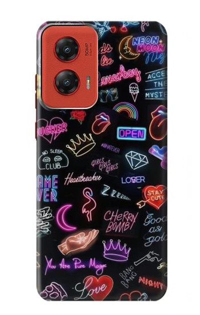 S3433 Vintage Neon Graphic Case Cover Custodia per Motorola Moto G Stylus 5G (2024)