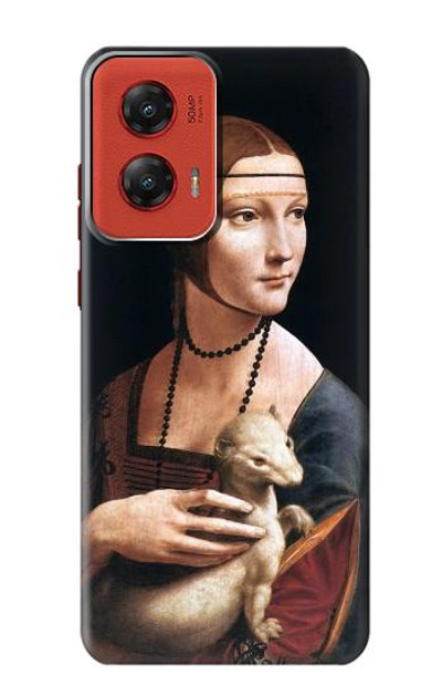 S3471 Lady Ermine Leonardo da Vinci Case Cover Custodia per Motorola Moto G Stylus 5G (2024)