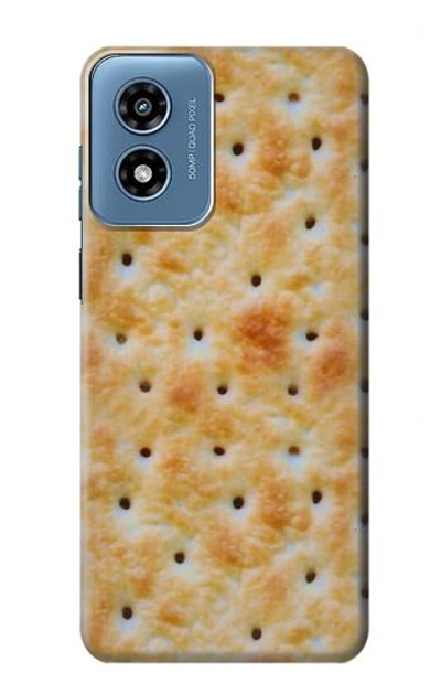 S2987 Cream Cracker Biscuits Case Cover Custodia per Motorola Moto G Play 4G (2024)