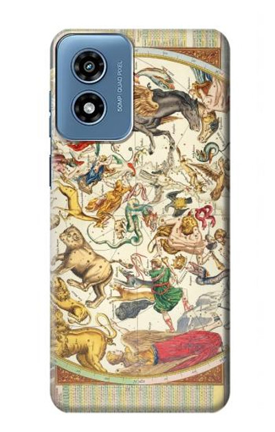 S3145 Antique Constellation Star Sky Map Case Cover Custodia per Motorola Moto G Play 4G (2024)