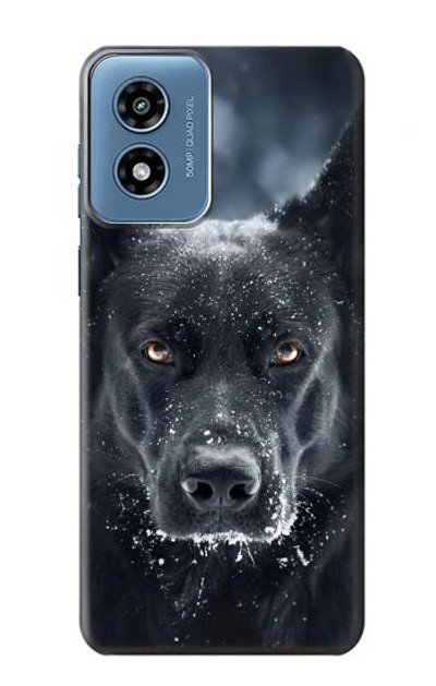 S3168 German Shepherd Black Dog Case Cover Custodia per Motorola Moto G Play 4G (2024)