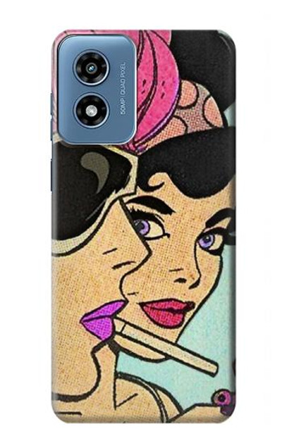 S3171 Girls Pop Art Case Cover Custodia per Motorola Moto G Play 4G (2024)