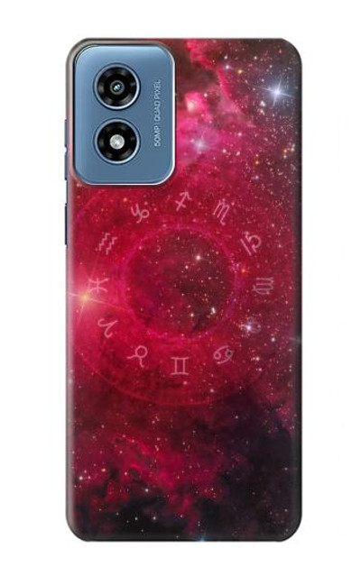 S3368 Zodiac Red Galaxy Case Cover Custodia per Motorola Moto G Play 4G (2024)