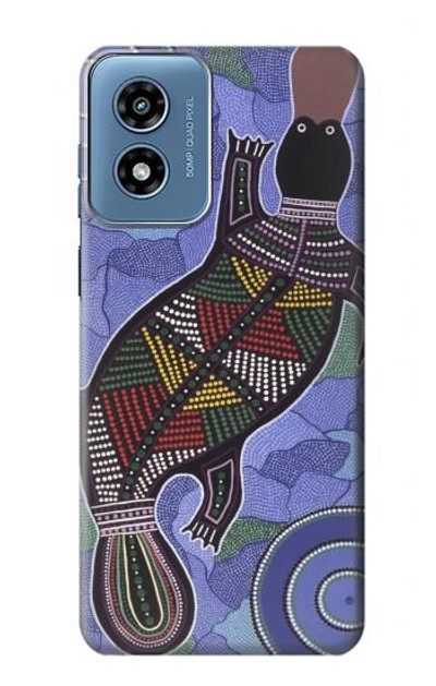 S3387 Platypus Australian Aboriginal Art Case Cover Custodia per Motorola Moto G Play 4G (2024)