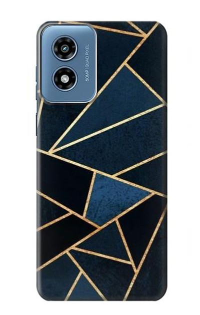 S3479 Navy Blue Graphic Art Case Cover Custodia per Motorola Moto G Play 4G (2024)