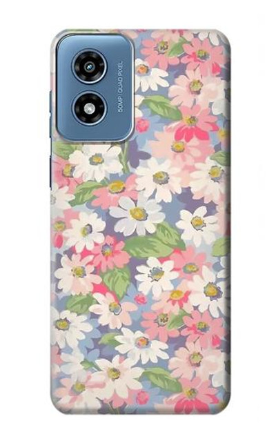 S3688 Floral Flower Art Pattern Case Cover Custodia per Motorola Moto G Play 4G (2024)