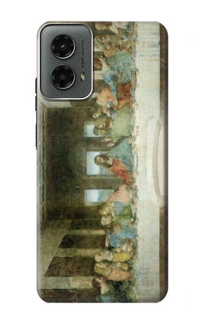 S0173 Leonardo DaVinci The Last Supper Case Cover Custodia per Motorola Moto G 5G (2024)