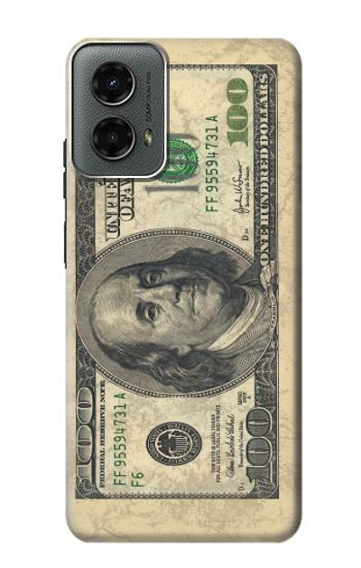S0702 Money Dollars Case Cover Custodia per Motorola Moto G 5G (2024)