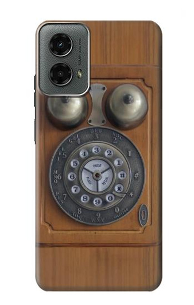 S3146 Antique Wall Retro Dial Phone Case Cover Custodia per Motorola Moto G 5G (2024)