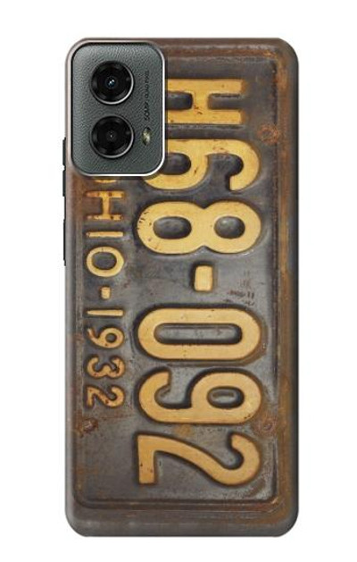 S3228 Vintage Car License Plate Case Cover Custodia per Motorola Moto G 5G (2024)