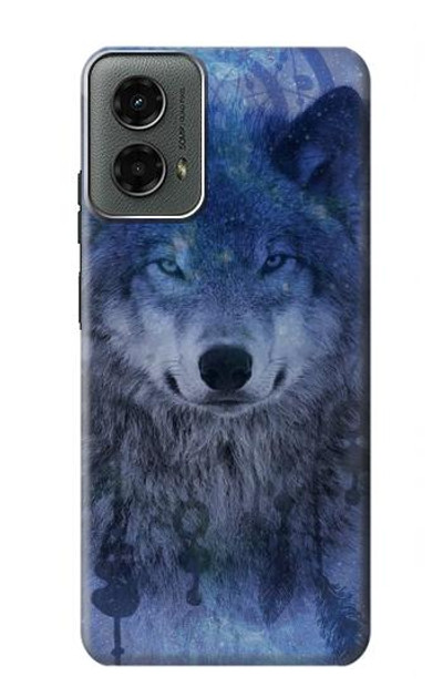 S3410 Wolf Dream Catcher Case Cover Custodia per Motorola Moto G 5G (2024)