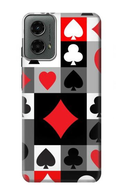 S3463 Poker Card Suit Case Cover Custodia per Motorola Moto G 5G (2024)