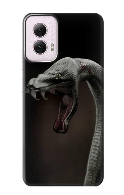 S1597 Black Mamba Snake Case Cover Custodia per Motorola Moto G Power 5G (2024)