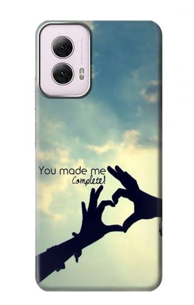 S2640 You Made Me Complete Love Case Cover Custodia per Motorola Moto G Power 5G (2024)