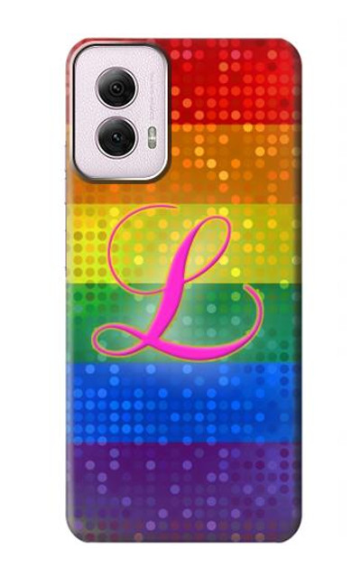 S2900 Rainbow LGBT Lesbian Pride Flag Case Cover Custodia per Motorola Moto G Power 5G (2024)