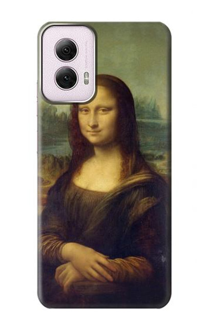 S3038 Mona Lisa Da Vinci Painting Case Cover Custodia per Motorola Moto G Power 5G (2024)