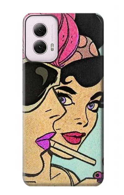 S3171 Girls Pop Art Case Cover Custodia per Motorola Moto G Power 5G (2024)