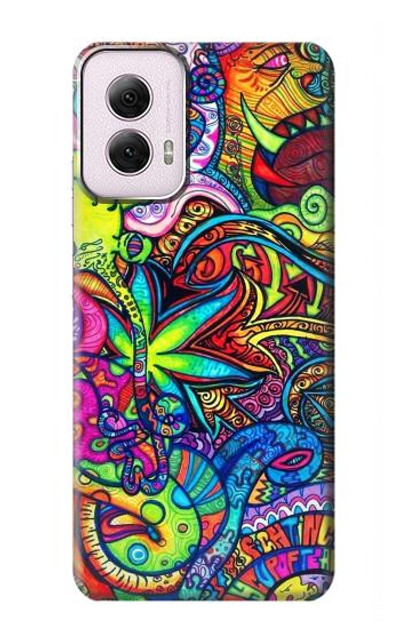 S3255 Colorful Art Pattern Case Cover Custodia per Motorola Moto G Power 5G (2024)