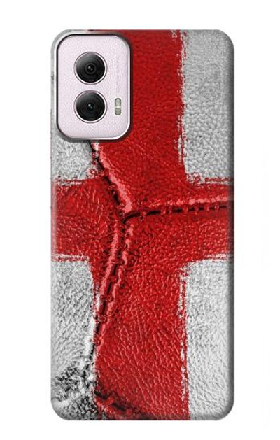 S3316 England Flag Vintage Football Graphic Case Cover Custodia per Motorola Moto G Power 5G (2024)